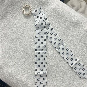 NWT Hair Tie/scarf with beaded tie